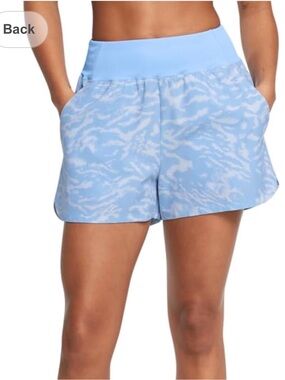 Under Armour Fish Pro Blue Printed Woven Shorts Size L NWT